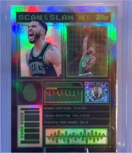 2025-26 Topps #SS-1 Jayson Tatum Scan and Slam — front