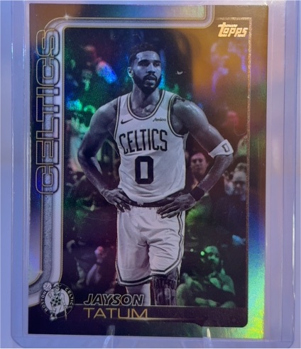 2025-26 Topps #1 Jayson Tatum Blackout — front