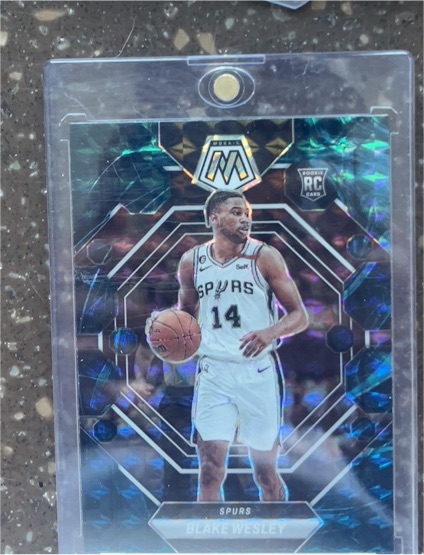 2022-23 Panini Mosaic #249 Blake Wesley — front