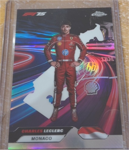 2025 Topps Chrome Formula 1 #NN-2 Charles Leclerc Neon Nations — front