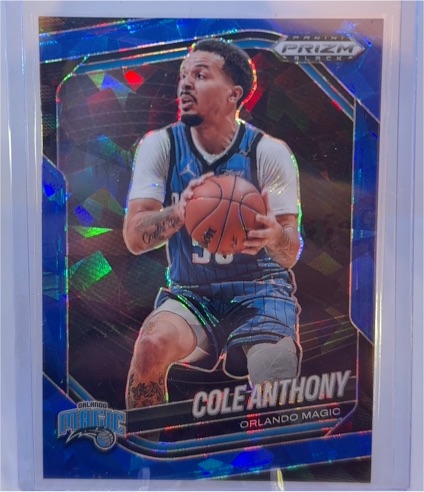 2024-25 Panini Prizm Black #240 Cole Anthony — front
