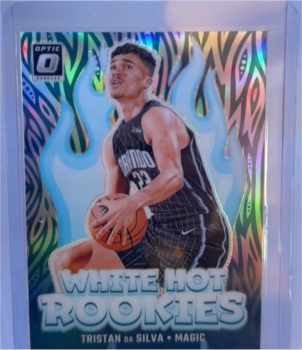 2024-25 Panini Donruss Optic #7 Tristan Da Silva White Hot Rookies — front
