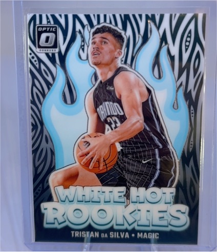 2024-25 Panini Donruss Optic #7 Tristan Da Silva White Hot Rookies — front