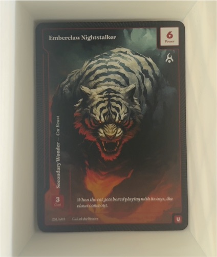 2022 Call of the Stones #334-402 Emberclaw Nightstalker — front