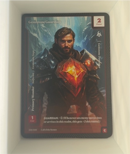 Call of the Stones Gemstone Guardian #258/402 — front