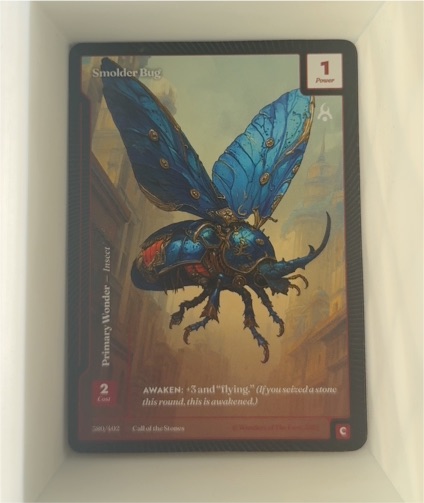 Wonders of the First #1 Smolder Bug — front
