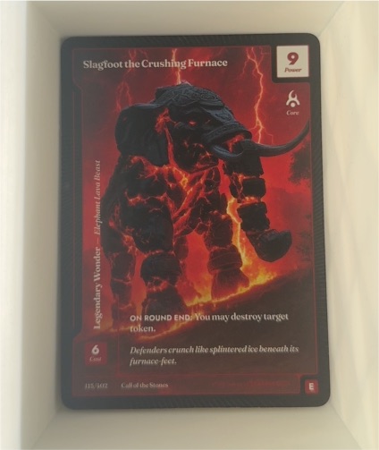 2024 Call of the Stones #115 Slagfoot the Crushing Furnace — front
