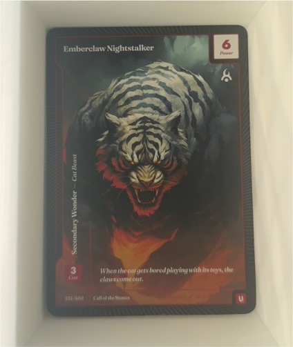 Call of the Stones #251 Emberclaw Nightstalker — front