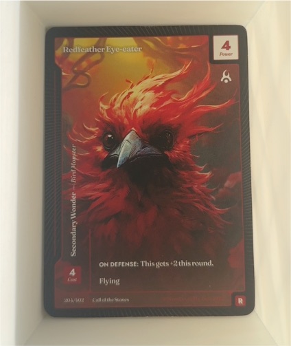 2025 Wonders of the First #204 Redfeather Eye-eater — front