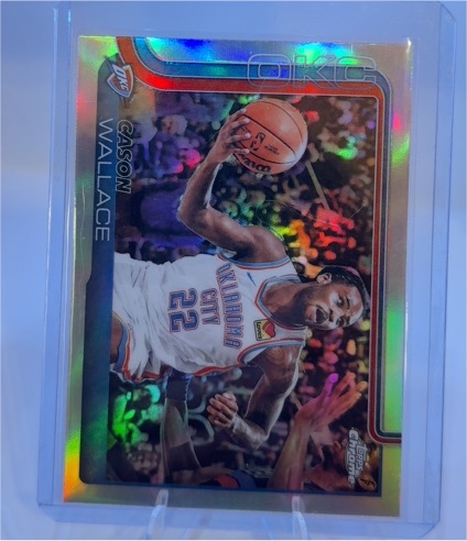 2025-26 Topps Chrome #191 Cason Wallace — front