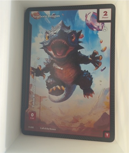 Call of the Stones Newborn Dragon Token #T-009 — front