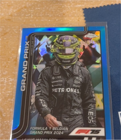 2025 Topps Chrome Grand Prix #135 Lewis Hamilton — front