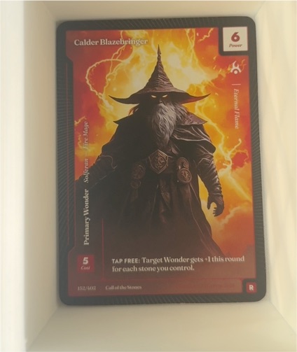 2025 Wonders of the First #152 Calder Blazebringer — front