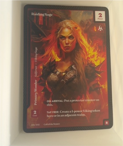 Wonders of the First Raiding Sage #201/402 — front