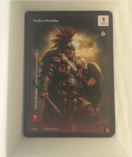 Wonders of the First Call of the Stones T-029 Yutikar Brawler — front