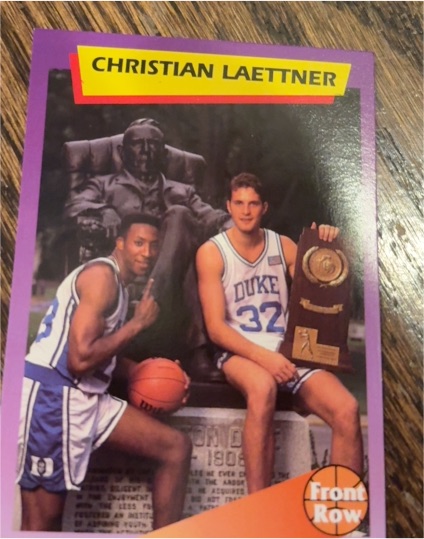 1992 Front Row Dream Picks #43 Christian Laettner — front