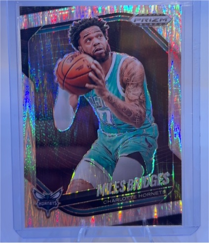 2024-25 Panini Prizm Black #123 Miles Bridges — front