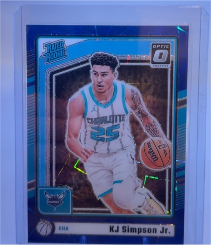 2024-25 Donruss Optic #294 KJ Simpson Jr. — front
