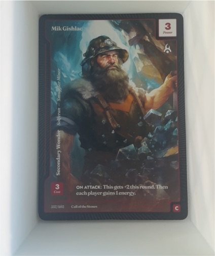 2025 Call of the Stones #357 Mik Gishlac — front