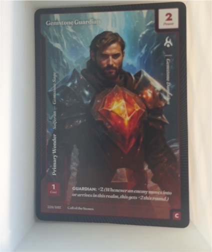 Call of the Stones #259 Gemstone Guardian — front