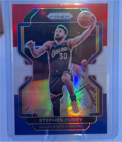 2021-22 Panini Prizm #154 Stephen Curry — front
