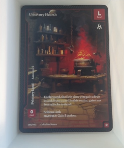 2025 Call of the Stones #228 Unsavory Hearth — front
