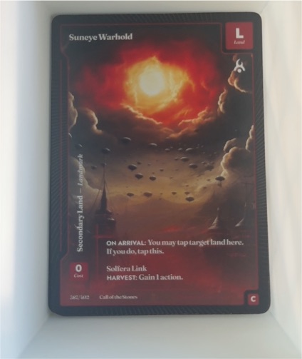 2025 Call of the Stones #382 Suneye Warhold — front