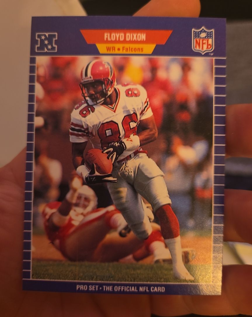 1989 Pro Set #7 Floyd Dixon Atlanta Falcons — front