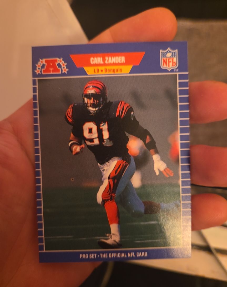 1989 Pro Set #71 Carl Zander — front