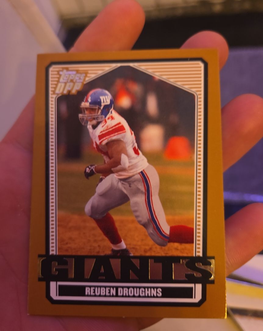 2007 Topps Draft Picks and Prospects #9 Reuben Droughns — front