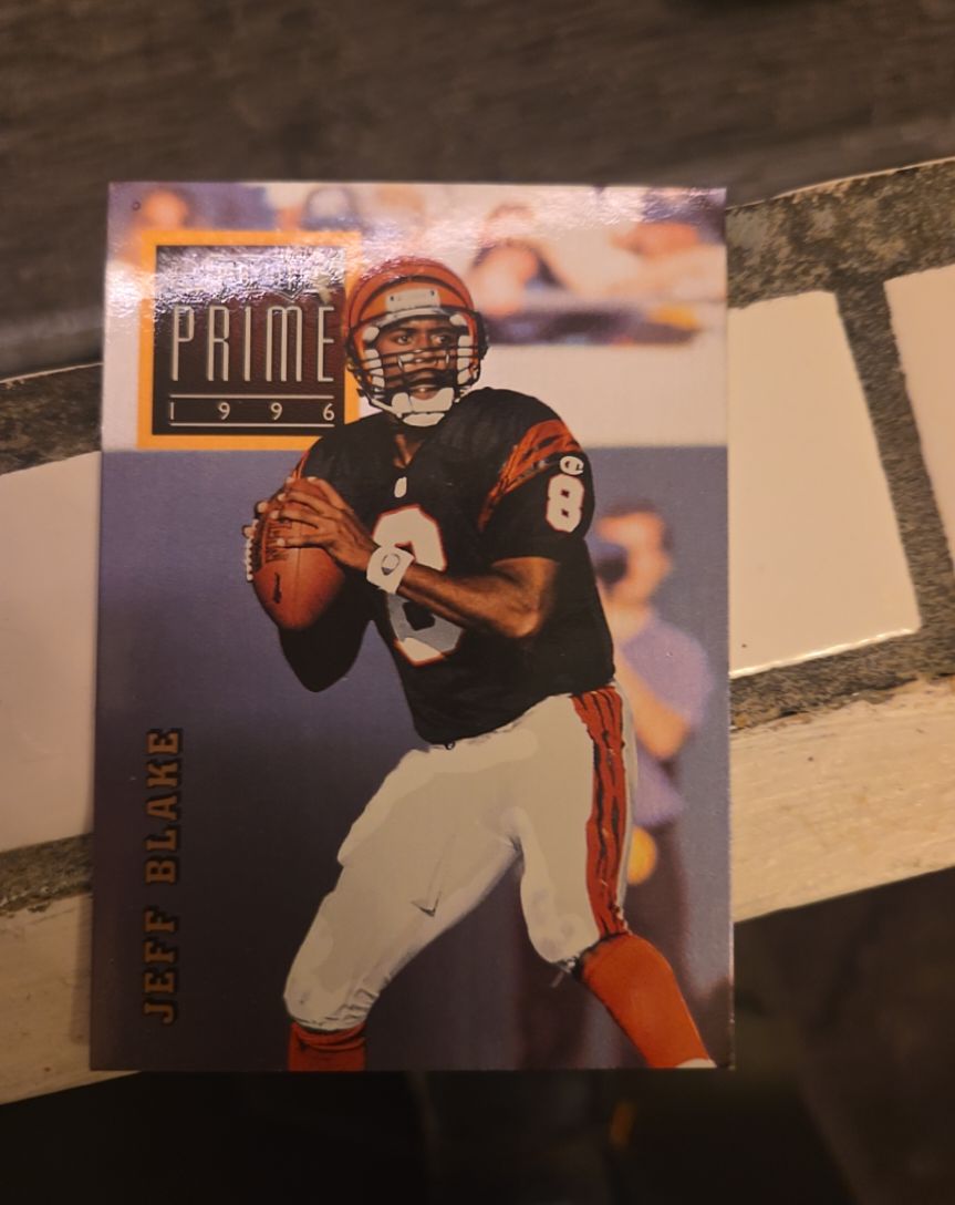 1996 Playoff Prime #159 Jeff Blake — front