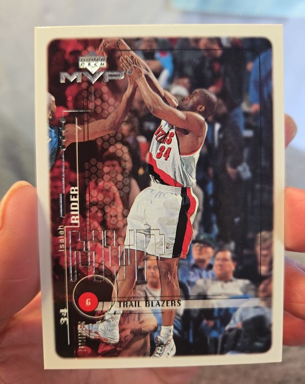 1999-00 Upper Deck MVP #134 Isaiah Rider — front