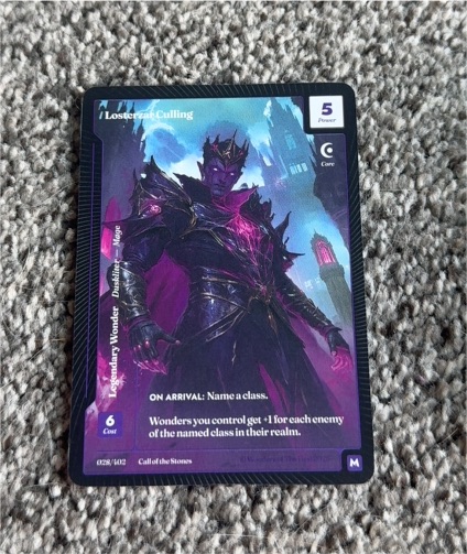 Wonders of the First 2025 Call of the Stones #028 Losterzar Culling — front