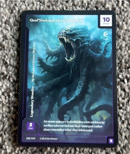 2025 Wonders of the First #198 Qual'Shekaan, Murky Tentacle — front