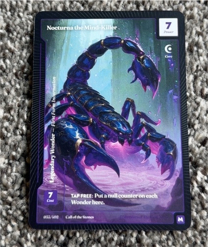 Wonders of The First #0355 Nocturna the Mind-Killer — front