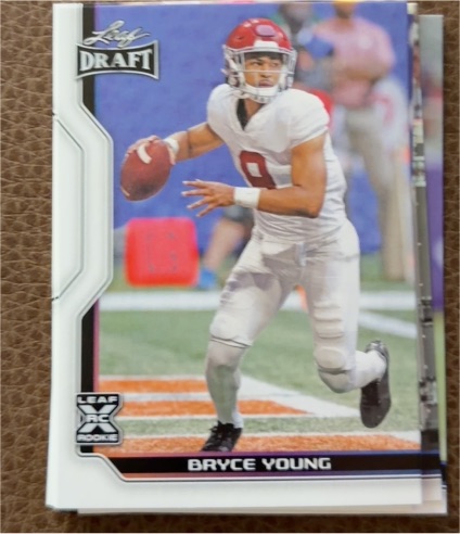 2023 Leaf Draft #B1-5 Bryce Young — front