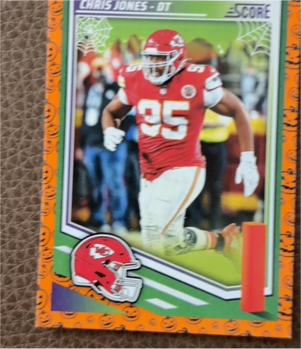 2025 Panini Score #198 Chris Jones — front
