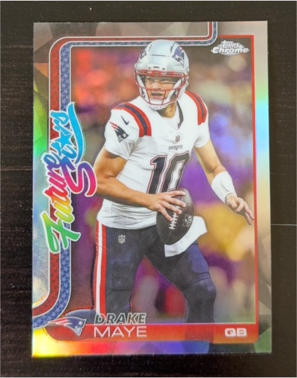 2024 Topps Chrome Future Stars #FS-7 Drake Maye — front