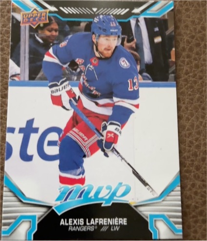 2022-23 Upper Deck MVP #192 Alexis Lafreniere — front