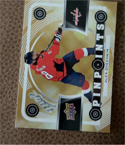 2022-23 Upper Deck MVP Pinpoints Gold #PP-8 Alex Ovechkin — front
