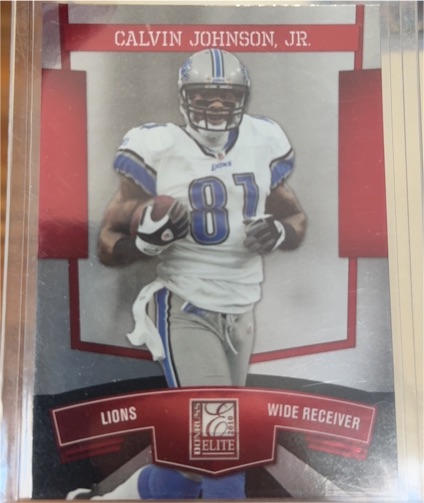 2010 Donruss Elite #32 Calvin Johnson Jr. — front