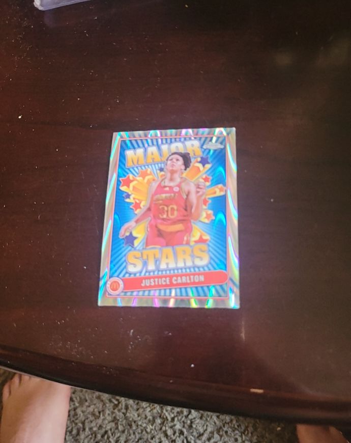 2024 Topps Chrome McDonald's All-American #SES-JUC Justice Carlton Major Stars — front
