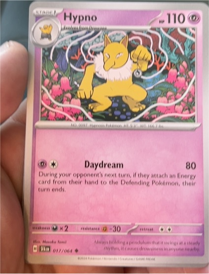 2024 Pokémon #017 Hypno — front
