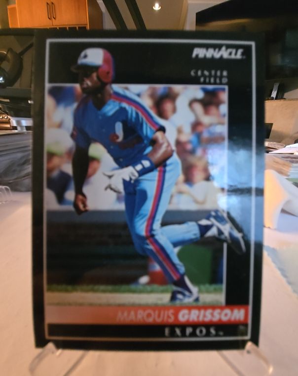 1992 Pinnacle #129 Marquis Grissom — front