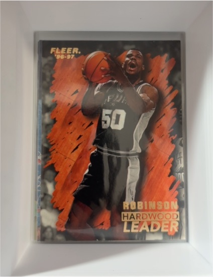 1996-97 Fleer Hardwood Leader #143 David Robinson — front