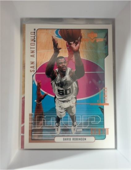 2000-01 Upper Deck MVP #153 David Robinson — front