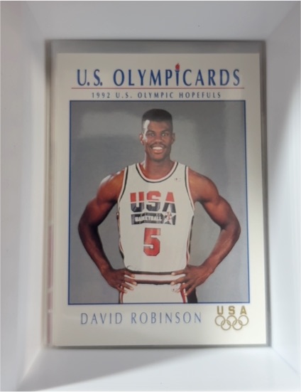 1992 Impel U.S. Olympicards #16 David Robinson — front