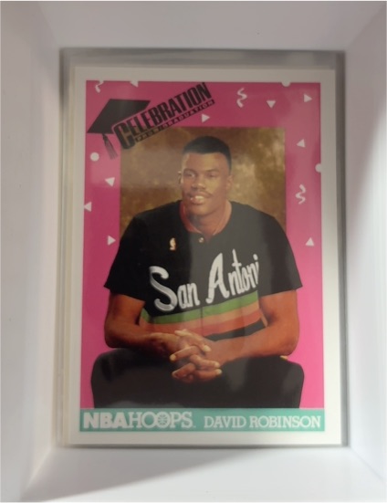 1991 NBA Hoops #327 David Robinson Celebration Prom/Graduation — front