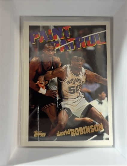 1994-95 Topps Paint Patrol #108 David Robinson — front