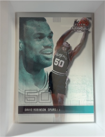 2001-02 Fleer Force #7 David Robinson — front